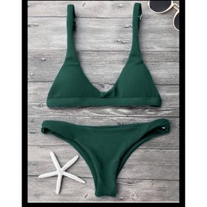 Zaful Emerald Green Bikini